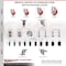 Service Caster 4 Inch 316SS Red Polyurethane Swivel 1-1/2 Inch Expanding Stem Caster Set SCC SCC-SS316EX20S414-PPUB-RED-112-4 - alternate 1